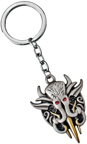 Ghost Skull Keychain