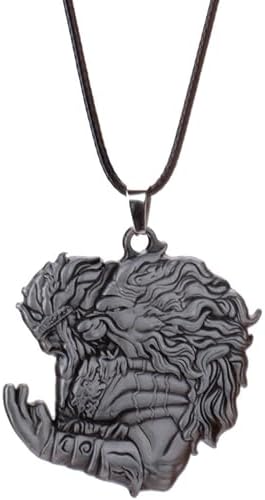Flame-Maned Warrior Necklace
