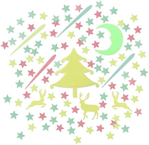 Glow-in-the-Dark Ceiling Stars, 209 Pieces